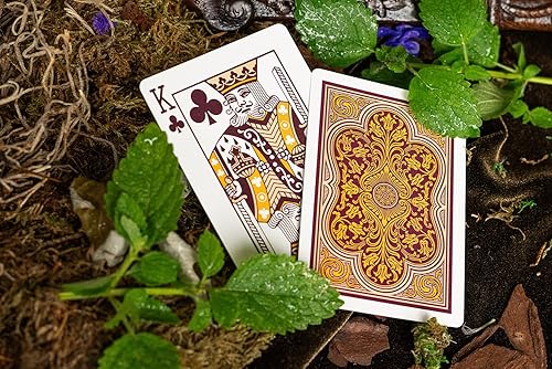 Miniatura 7 de Bicycle Verbena - Cartas de juego florales premium lámina dorada 1 baraja