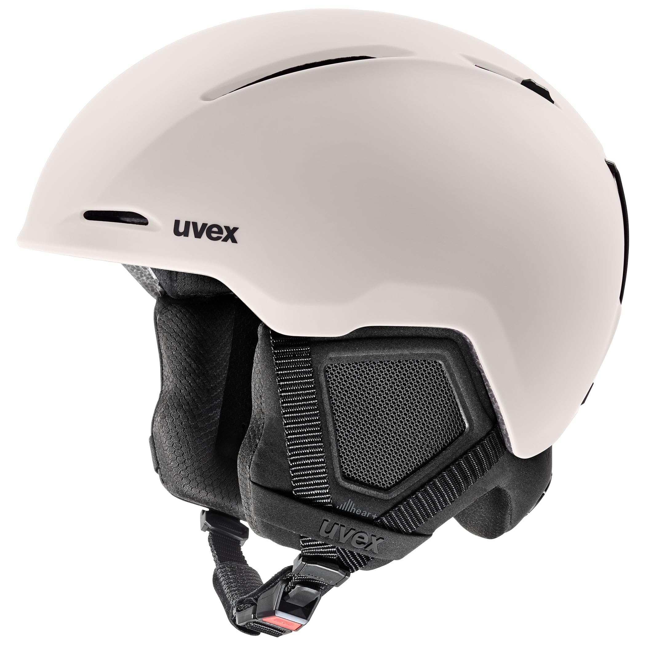 uvex monte LT – robust, lightweight and stylish ski helmet for women and men with individual size adjustment – warm grey matt – 56–59 cm