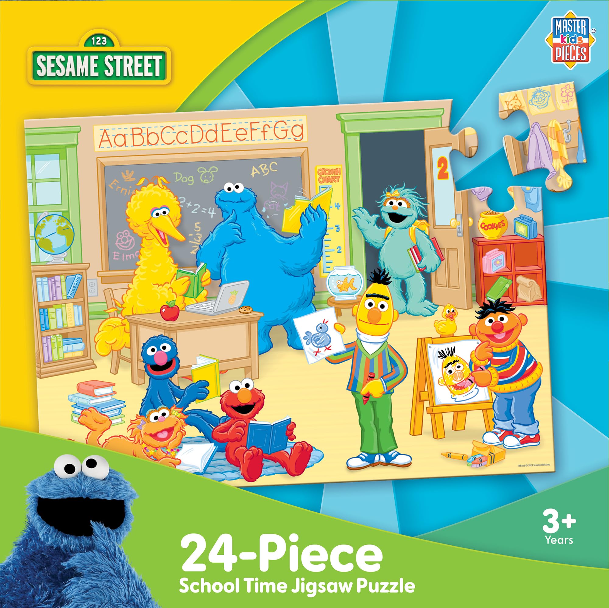 Amazon | Masterpieces 24ピース セサミストリートパズル 子供用