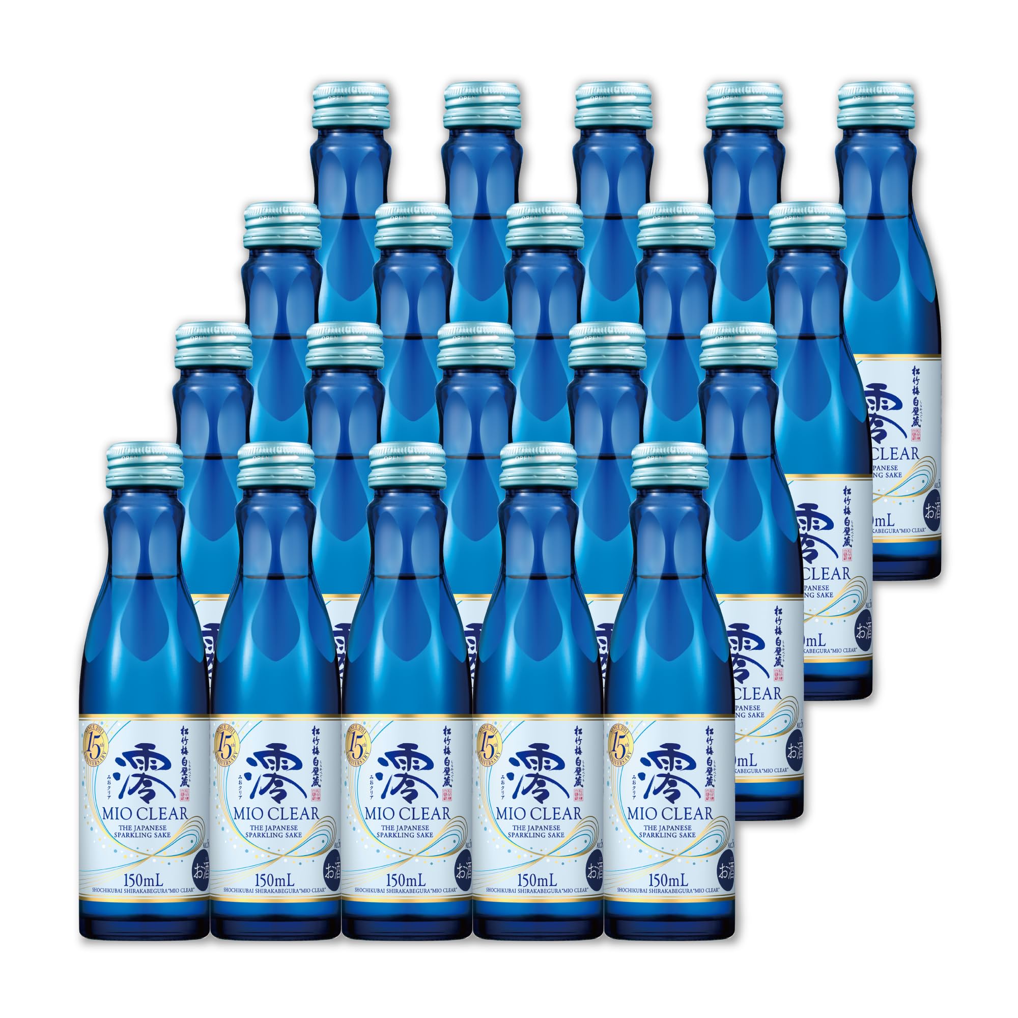 Amazon.co.jp: 松竹梅 白壁蔵 澪 CLEAR スパークリング 清酒 【りんご