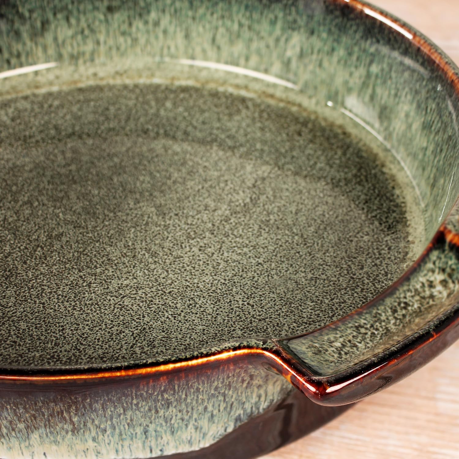 Jinsongdafa Quiche Backform Porzellan - 29.8cm Runde Backform Mit Griff