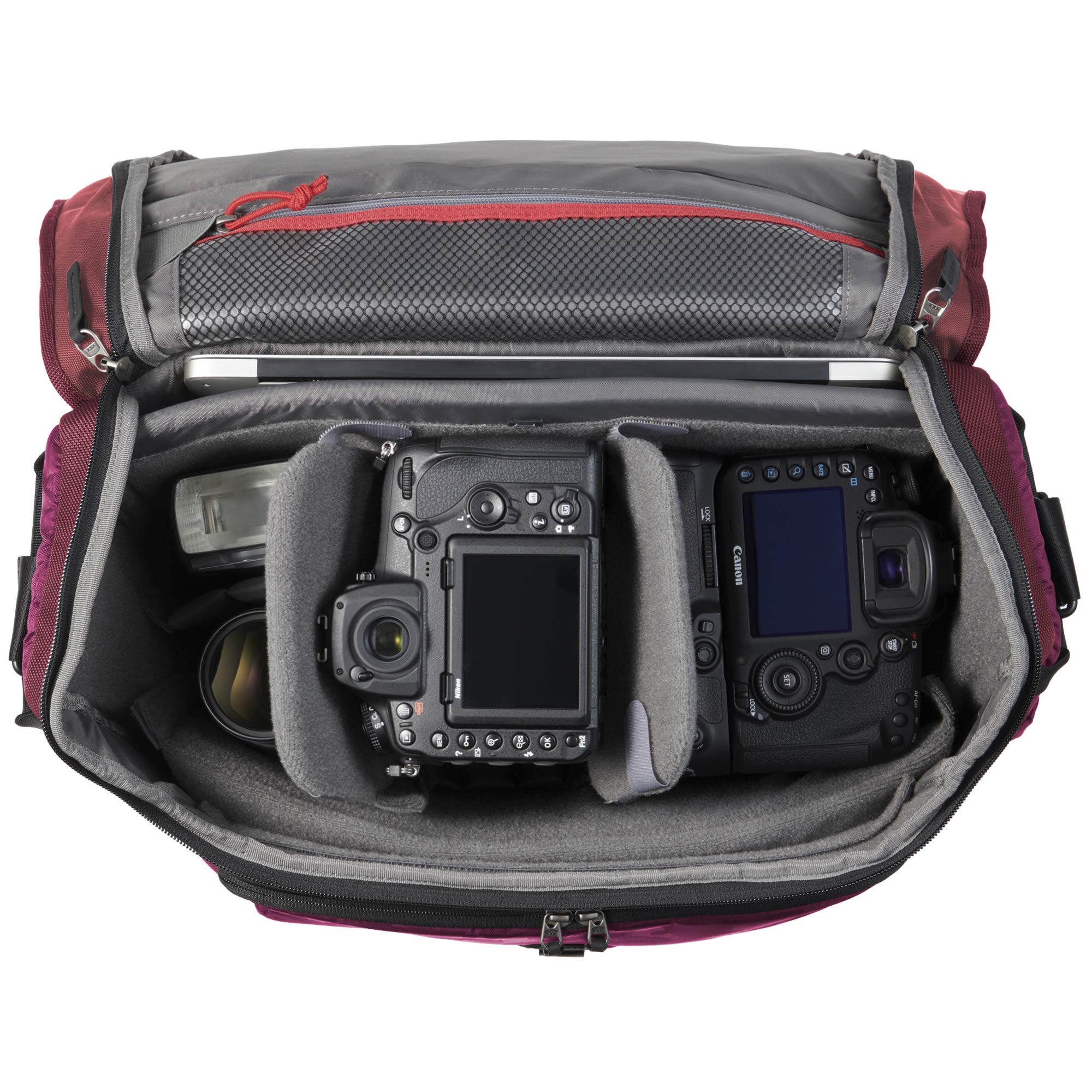Amazon.co.jp: HAKUBA カメラバッグ GW-PRO RED メッセンジャー L 大 