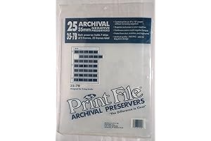 Print File 35mm Archival Film Storage Pages for Negatives