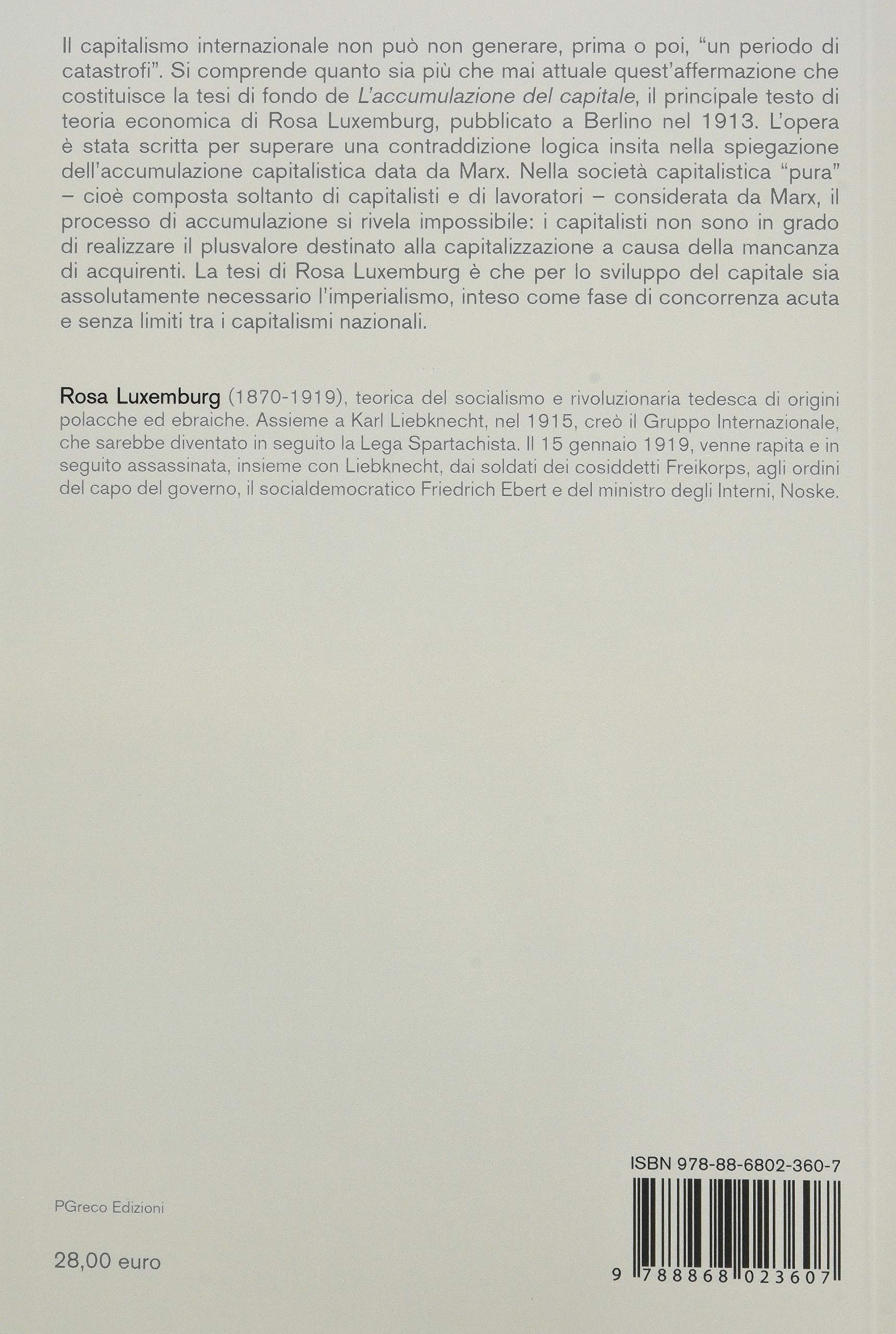 L'accumulazione del capitale