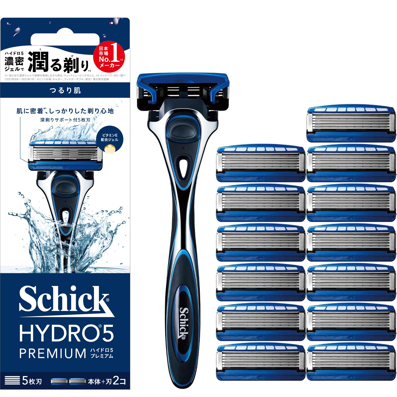 Amazon.co.jp: Schick(シック)ハイドロ5プレミアム つるり肌へ