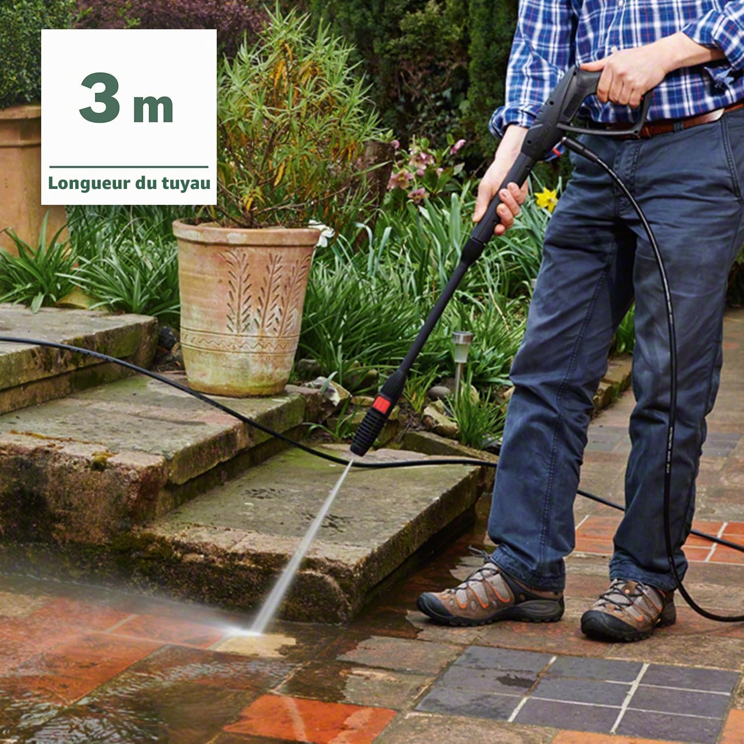 Bosch Nettoyeur Haute Pression EasyAquatak 100 Long Lance