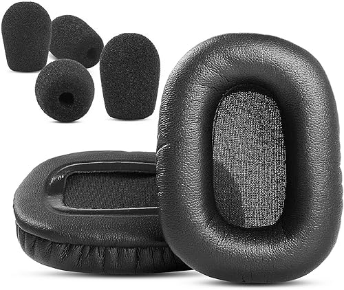 Almohadillas de repuesto para auriculares B450-XT de espuma para micrófono compatibles con VXI Blueparrott B450-XT B450XT B450XT Bluetooth Kit de