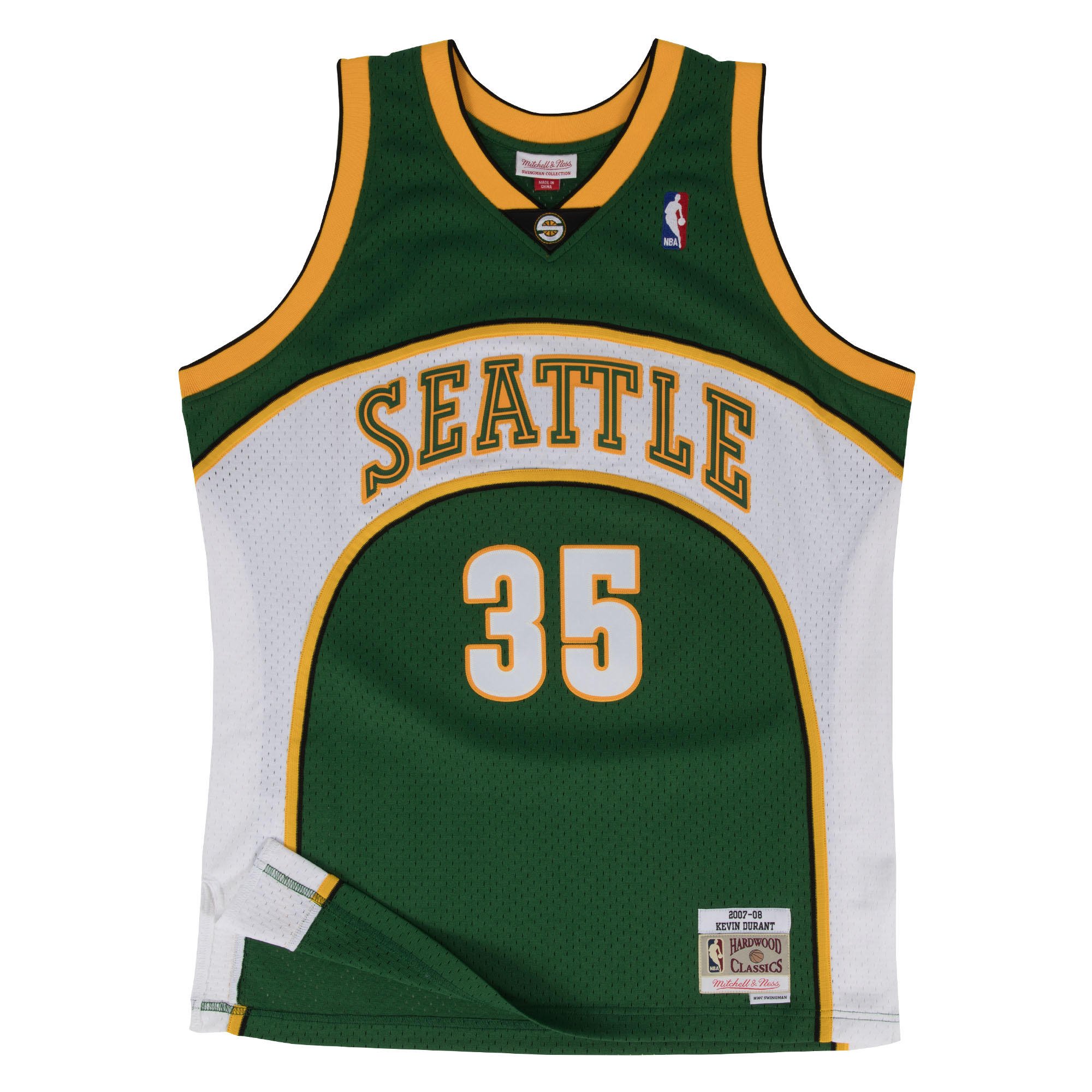 Mitchell & Ness Replica Swingman NBA Jersey HWC 35 Durant Seattle Supersonics Basketball Trikot