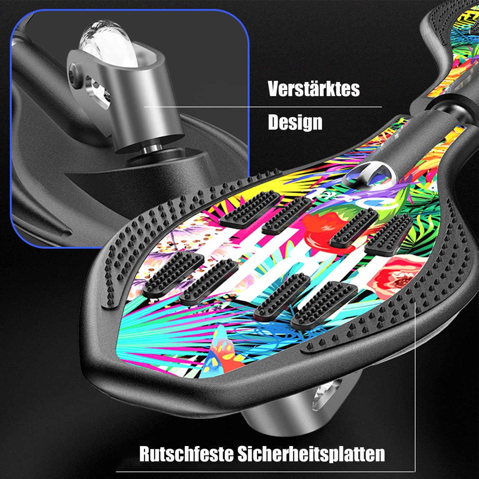 Profi Waveboard Kinder ab 10 Jahre, Street Surfing Waveboards Erwachsene, Snakeboard mit Anti-Rutsch Noppen, Skateboard für Mädchen und Junge, Bis 100kg, inkl. Tasche
