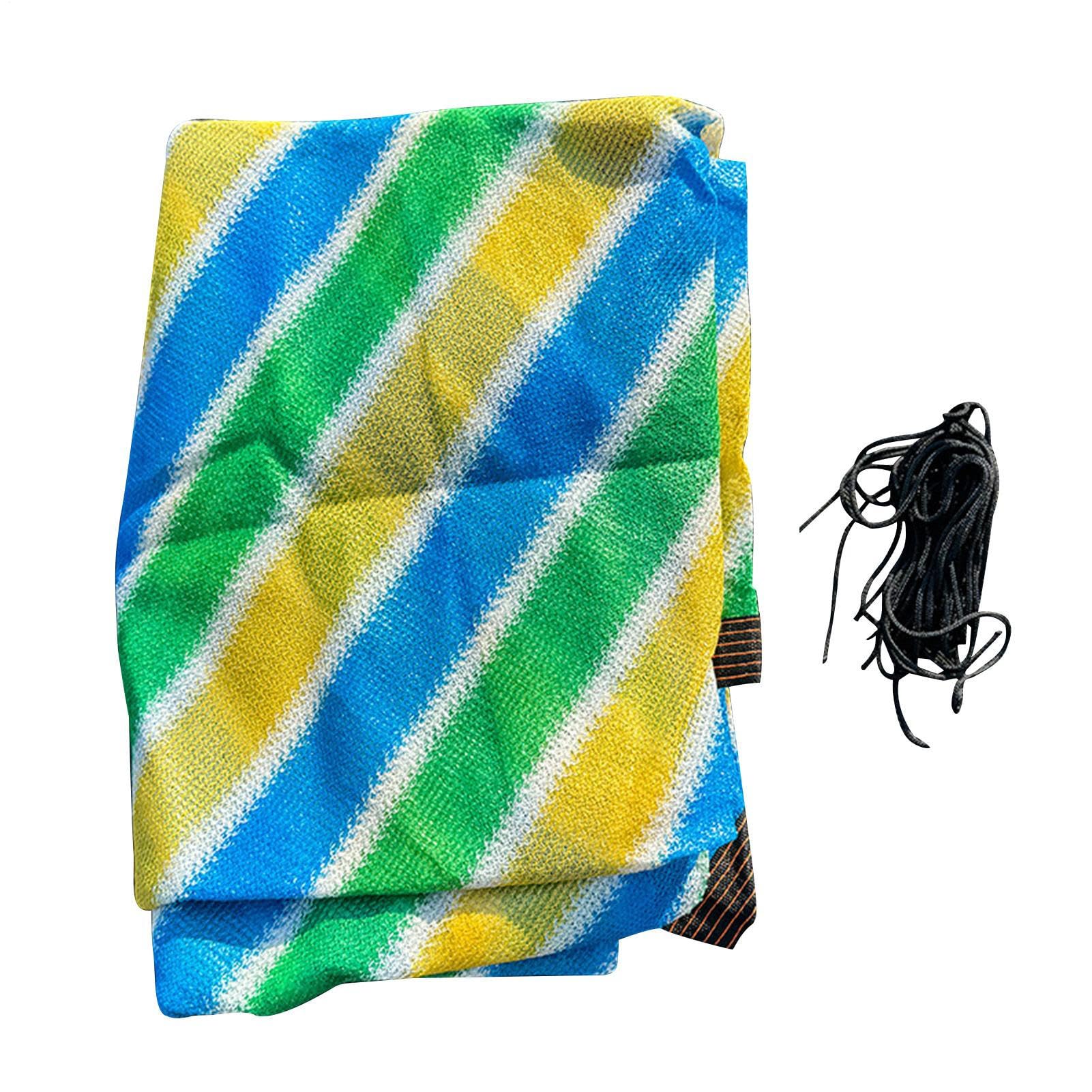 Trampoline Shade Cover, Rainproof Tarp Top, 1.1x3.54 Inches UV Resistant Canopy, Stormproof System, All Season Protection for Fitness Play Toddler Safety Outdoor Use