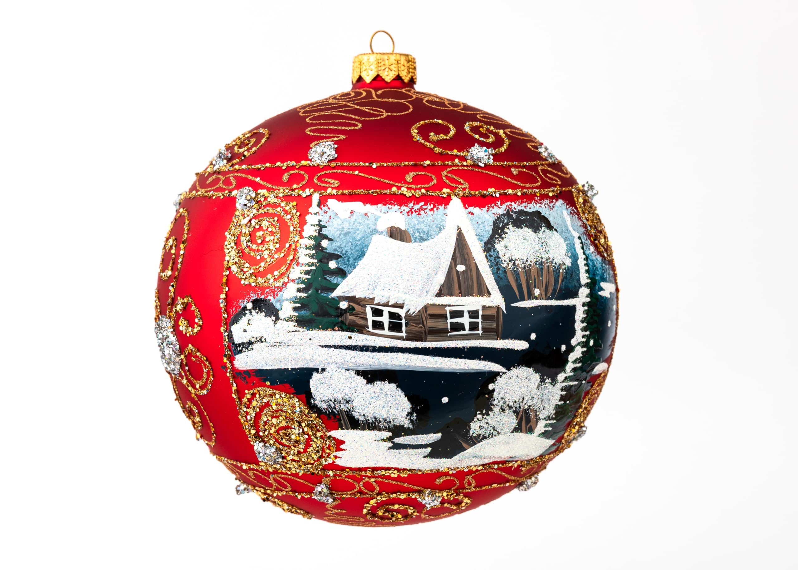 ポーランド製　ハンドメイド　オーナメントセット クリスマス ガラスのオーナメント ポーランド民族衣装カシューブ