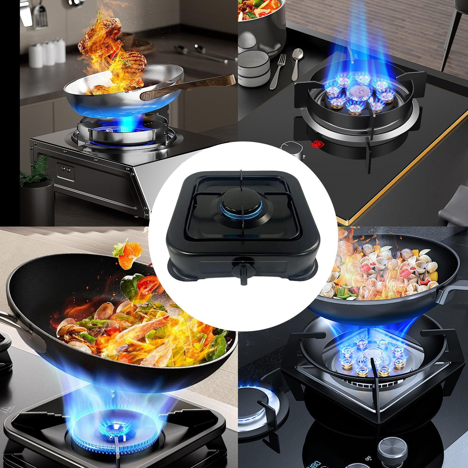 Réchaud portable Équipement de cuisson léger commercial | Réchaud de table portable pour camping culinaire Pour pique-nique, randonnée, tente, barbecue, caravane, , maison, jardin,