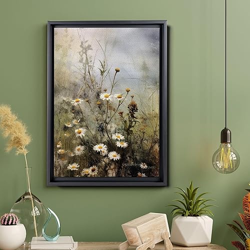 Miniatura 5 de Whispers of Nature, Watercolor Landscape Print - Green Wildflowers, Hedgerow Serenity, and Captivating Seedhead Art Prints