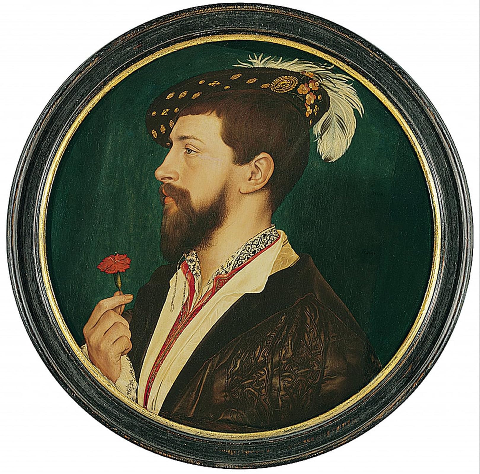 POSTERIIk Famous Print Pop Art Wall Art Graffiti Portrait of Simon George of Cornwall by Hans Holbein the Younger Art Prints for Home Decor 60x90cm