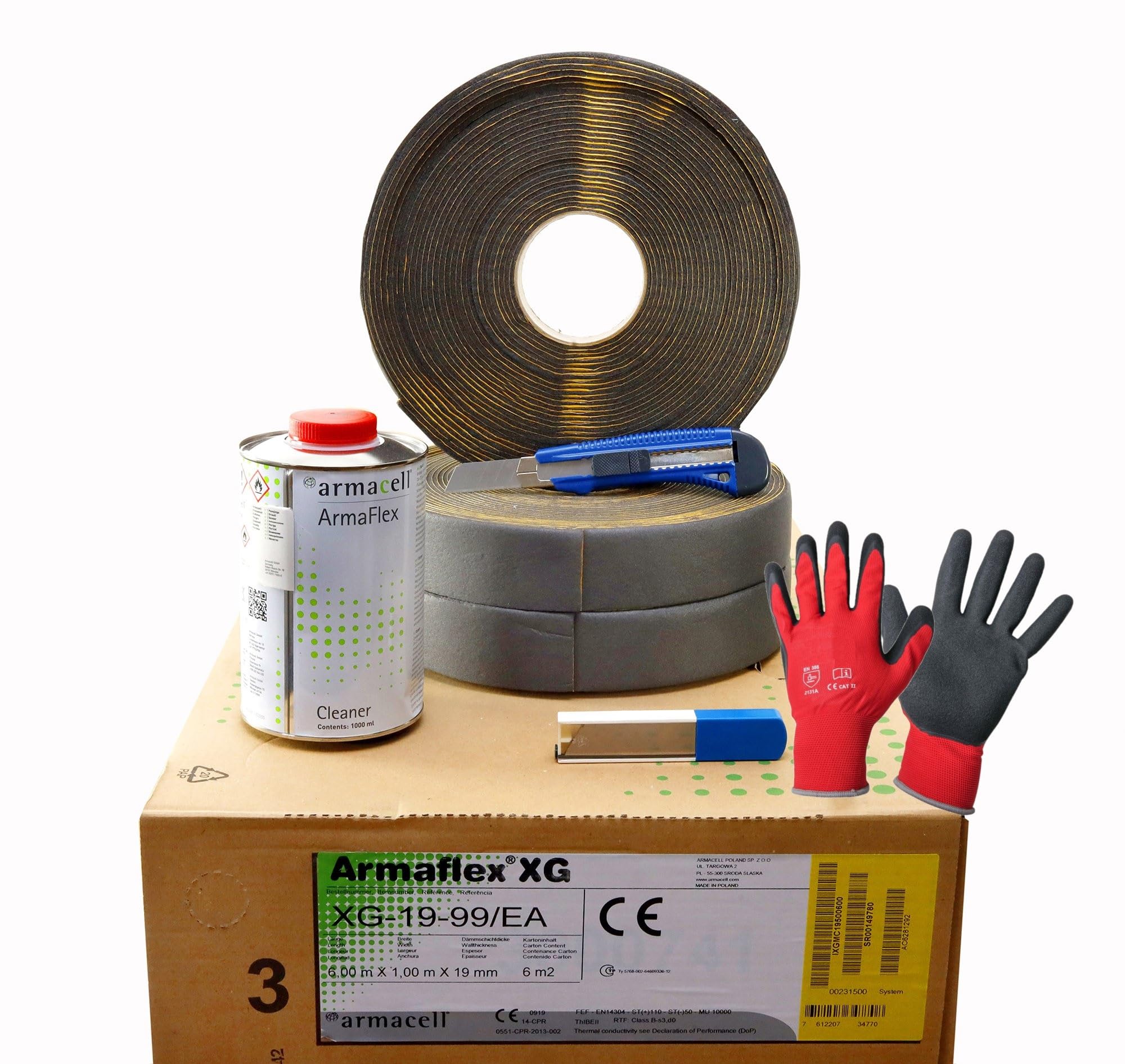 Scorprotect® Rollladenkastendämmung Original Armaflex XG Armacell Camper Ausbau Set 3 S077g0nh