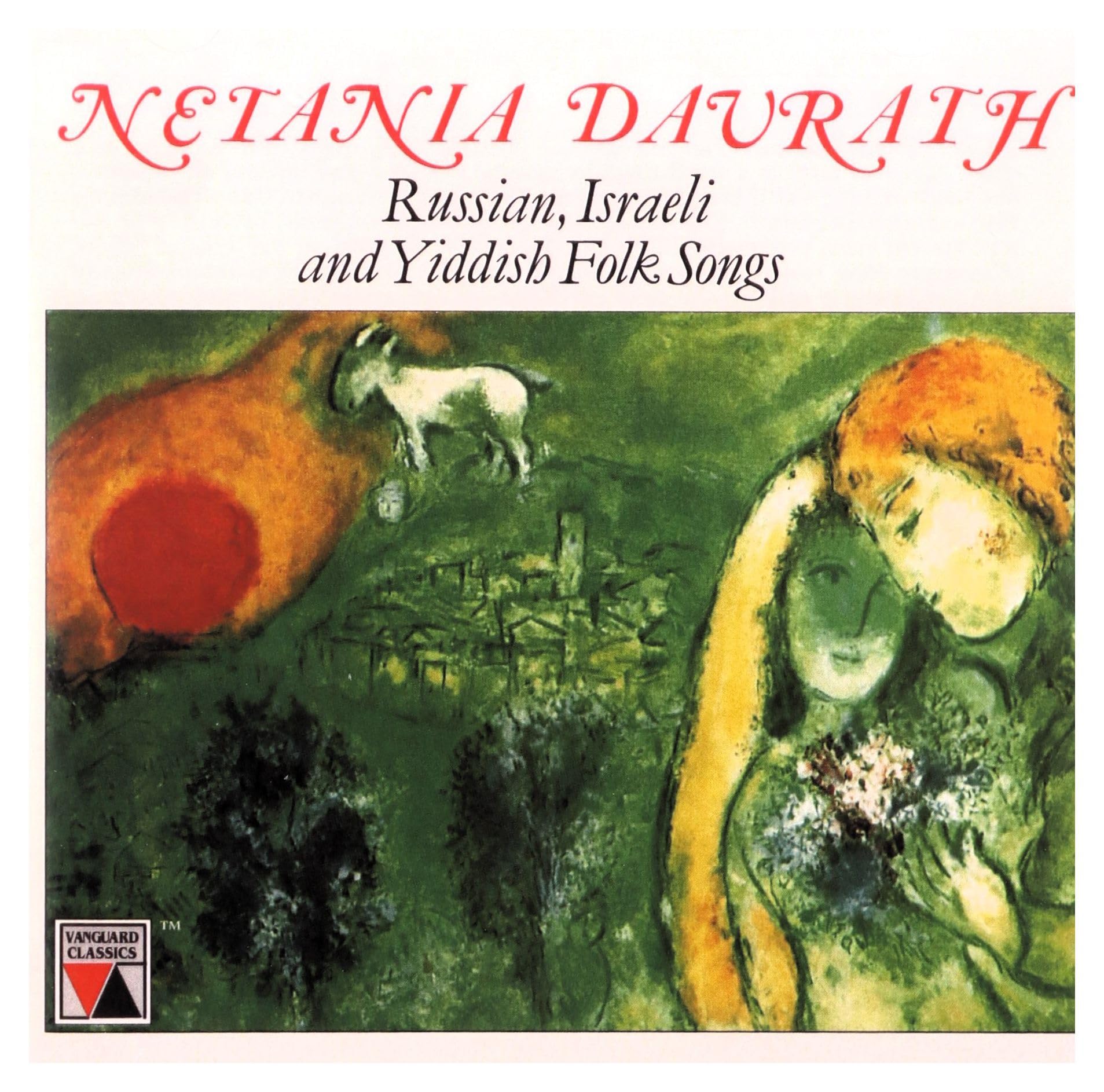 Netania Davrath Folksongs From Russia. Israel. And Yiddish CD New 723918805825