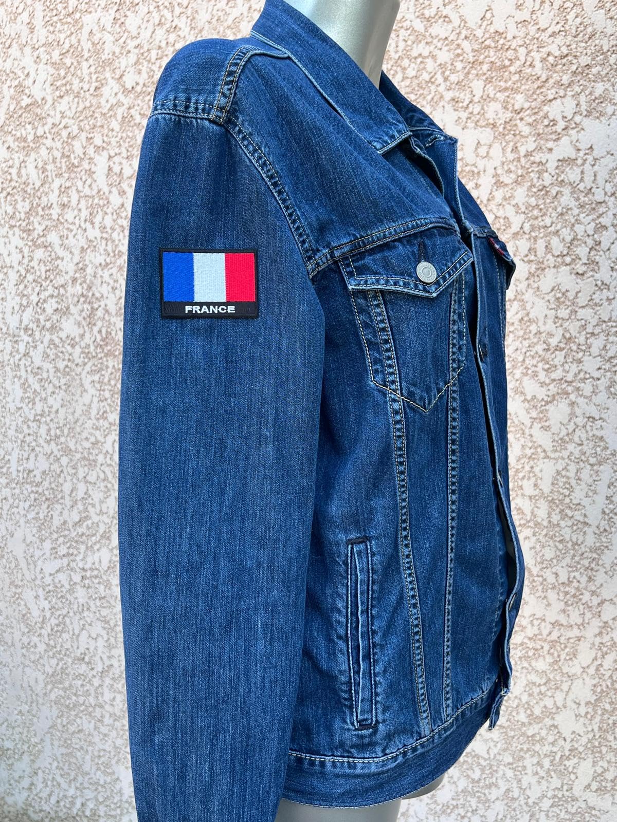 Toppe bandiere termoadesive applique toppa jeans stoffa