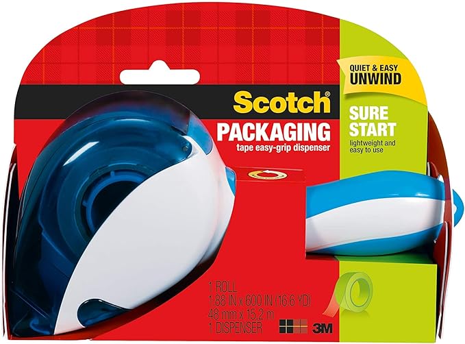 Scotch EasyGrip Tape Dispenser, 1.88 Inches x 600 Inches (DP1000