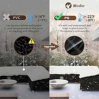 Vista 4 de iBirdie Funda para Muebles de Patio Exterior que se ajusta a 83 x 104 pulgadas, 80 x 102, 82 x 100 Sofá Seccional en Forma de L, Impermeable