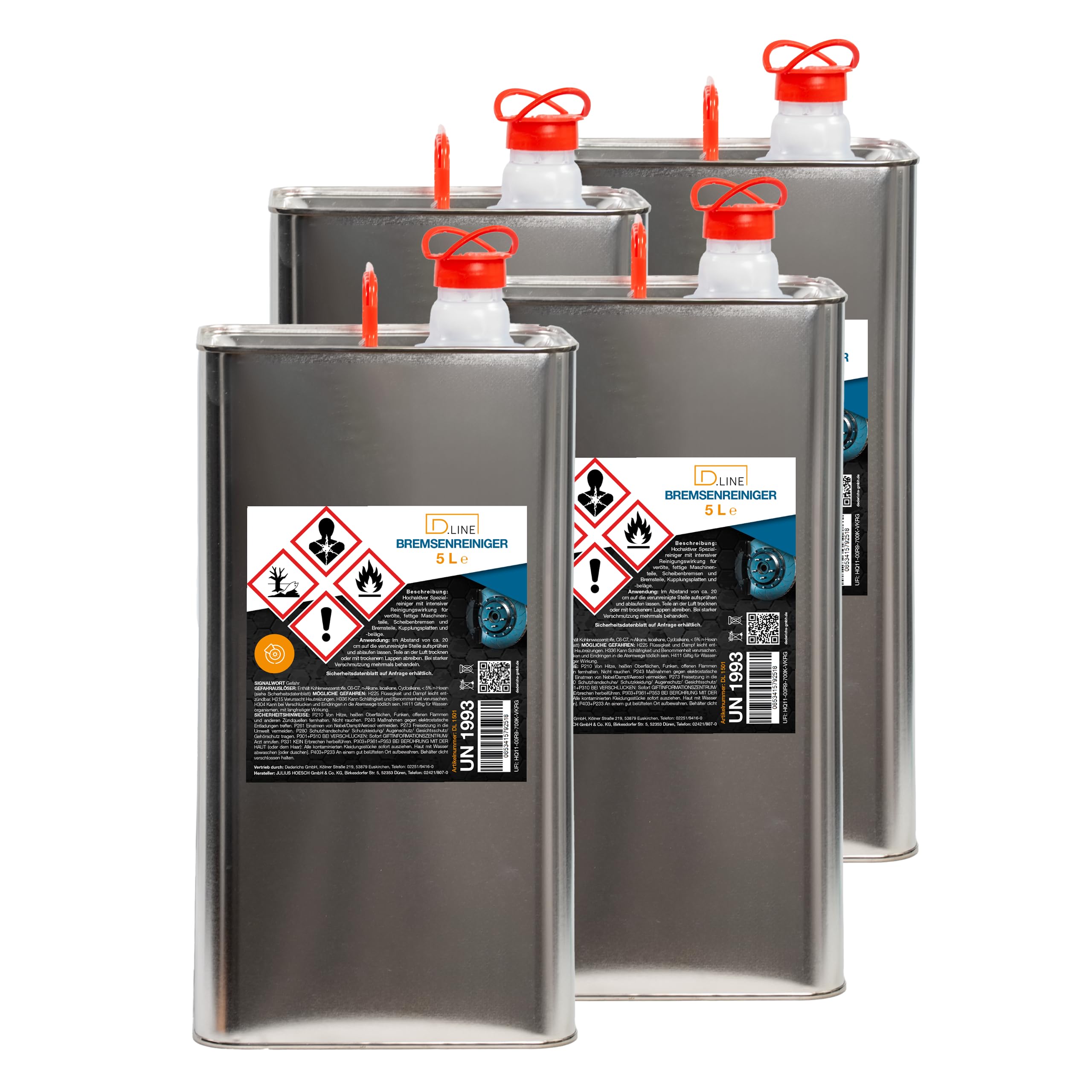 D.LINE Bremsenreiniger, hochaktiver Spezialreiniger mit intensiver Reinigungswirkung (4)