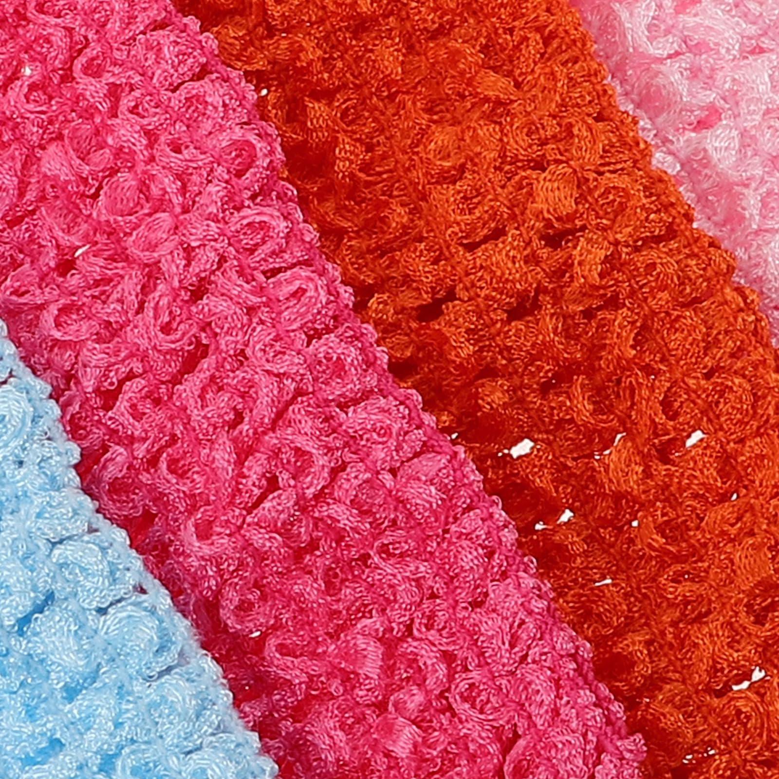 Tofficu 150 Stück Elastisches Gestricktes Stirnband im Retro Stil für Mädchen