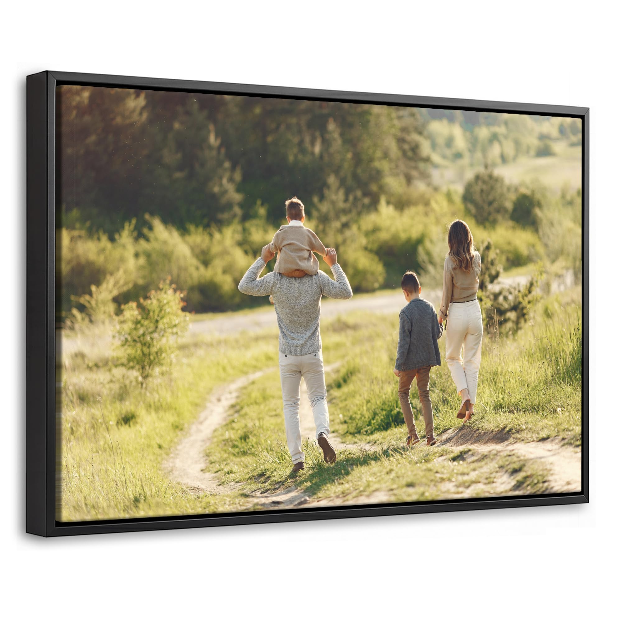 OnlyWow© Leinwand Bilder Mit Holzrahmen Personalisiert Mit Eigenem Foto
