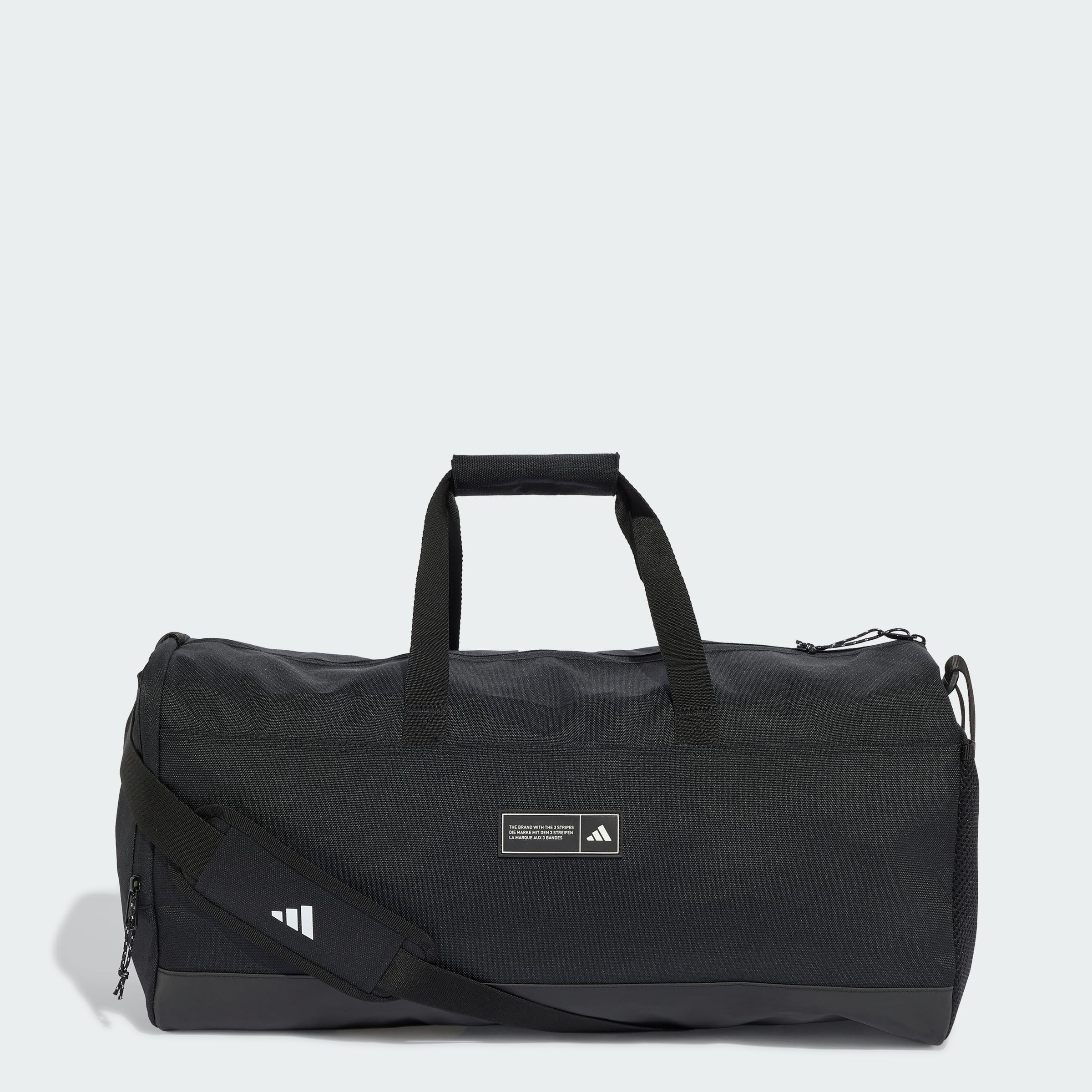 adidas Unisex 3 Stripes Weekender Duffel Bag Medium Duffel_Bag, Black, One Size