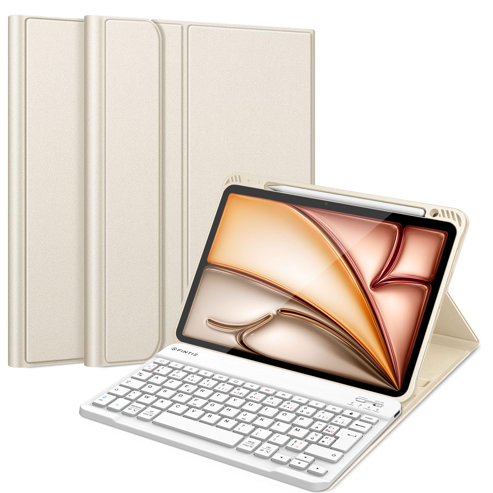 Fintie Clavier pour iPad (A16) 11ème Génération 11 Pouces 2025, iPad