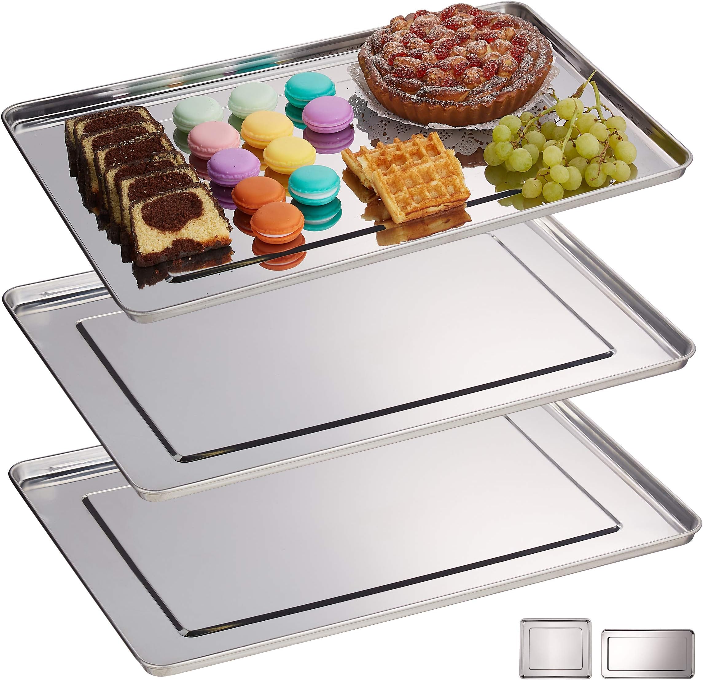 Cocktail7 Plateau De Service Rond Polypropylène Noir Anti