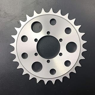 Gas Engine Motor Chain Driving Sprocket 28T to Rear Hub Disc Brake Adapter and Mag Wheel 2 in 1, Gas Motorized Bicycle 48cc/66cc/80cc