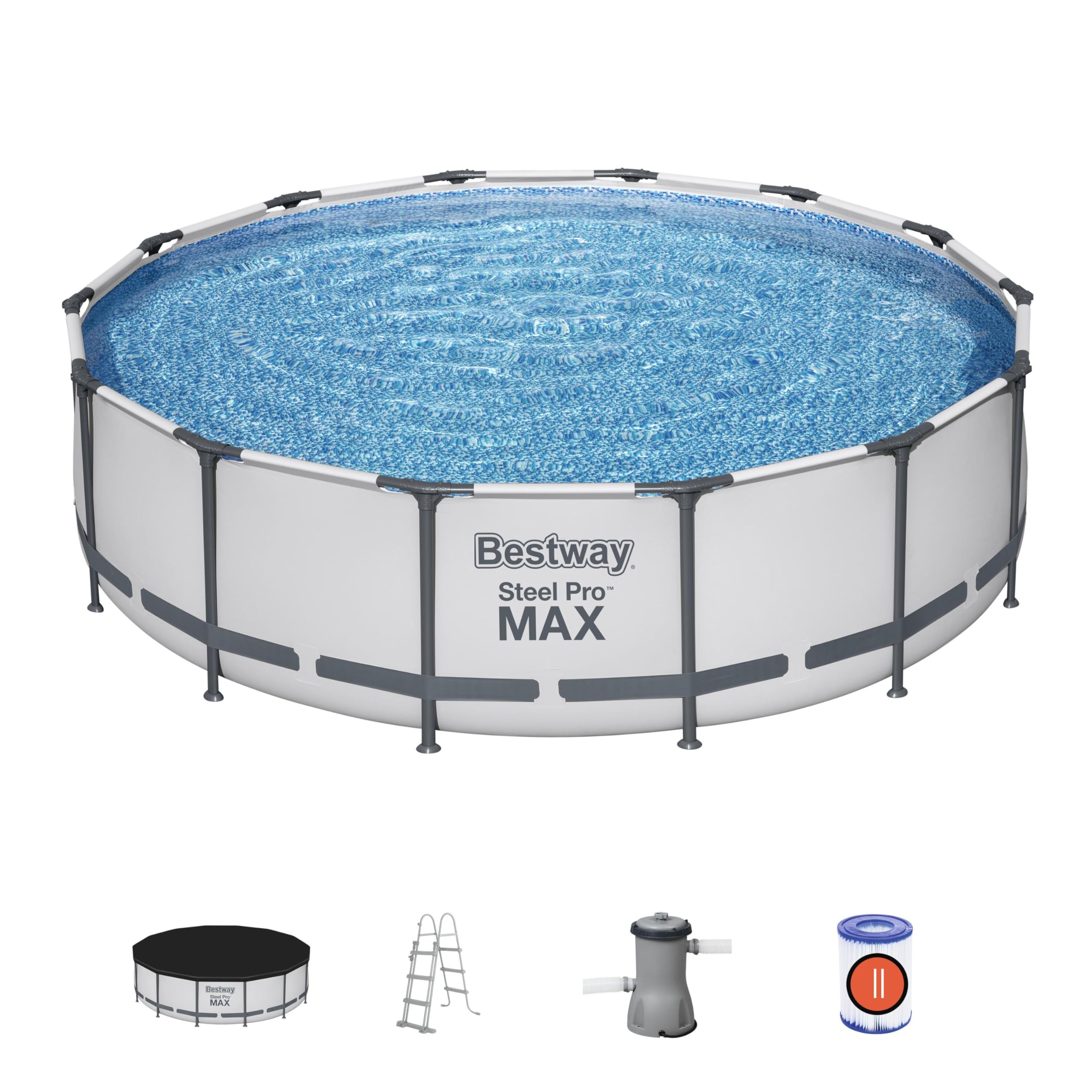 Steel Pro Max™ 14' x 42"/​4.27m x 1.07m Pool Set