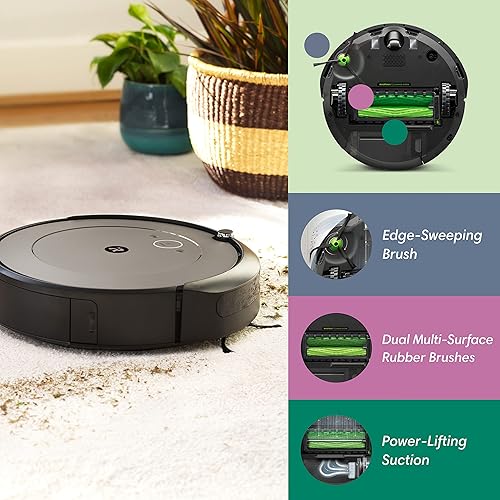 Miniatura 4 de iRobot Roomba i1+ (1552) Robot aspirador con conexión Wi-Fi, ideal para pelo de mascotas, alfombras