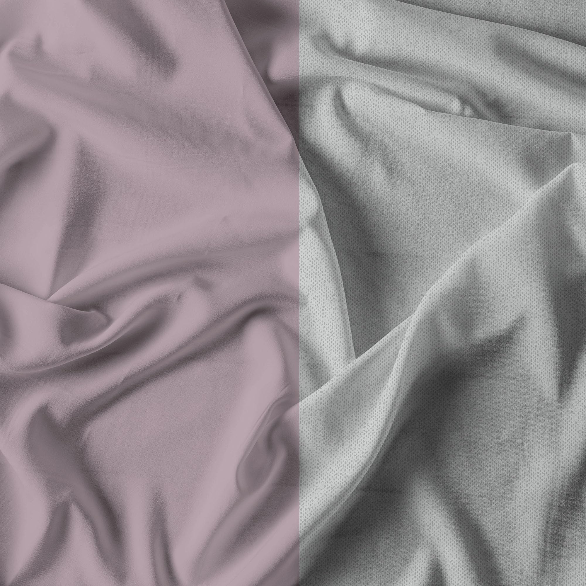Trend Chic Bed Set, 100% Cotton, Made in Italy, Double, Antique Pink, Old Pink, Queen-size bed - Image 3