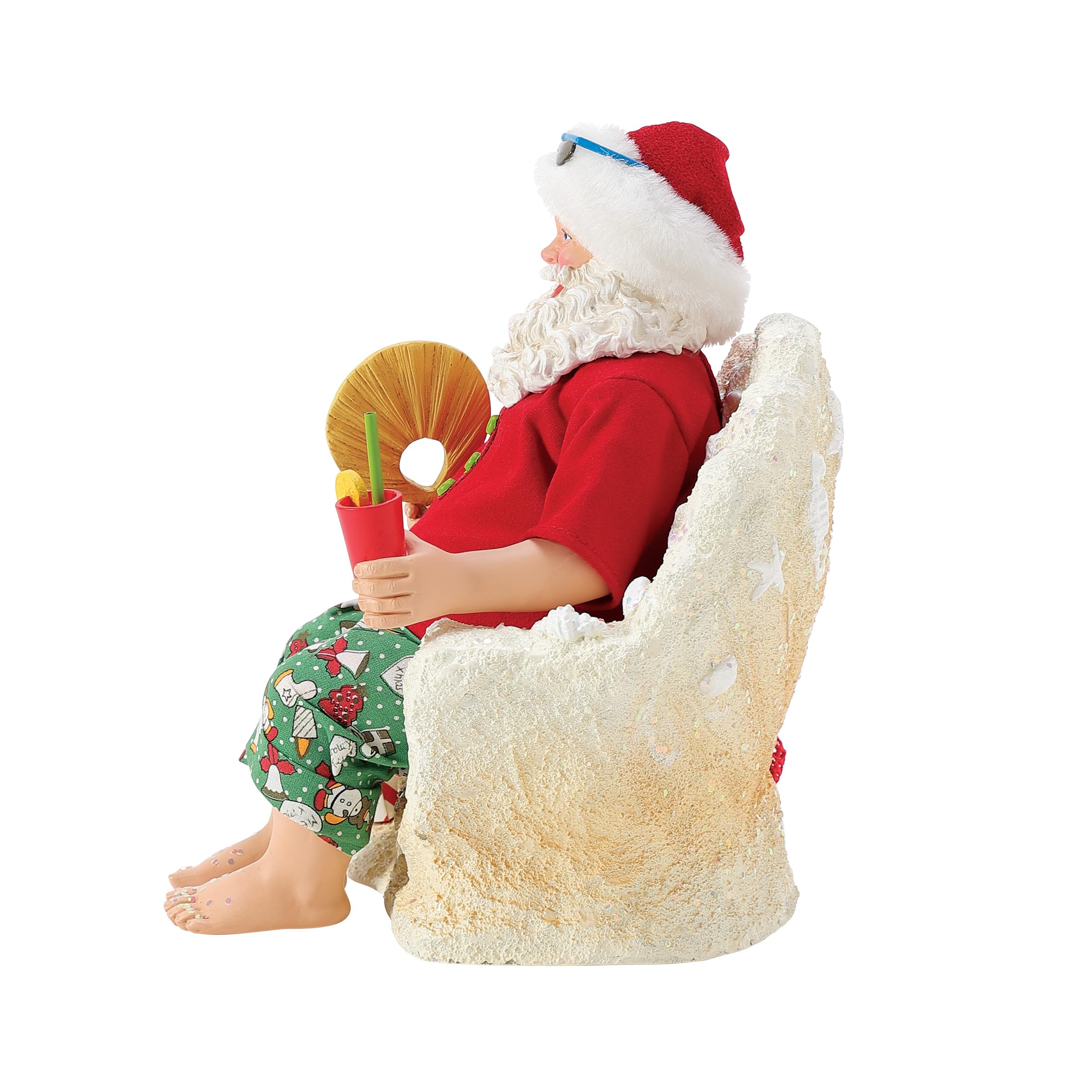 Amazon.com: Department 56 Possible Dreams Santa by The Sea Happy