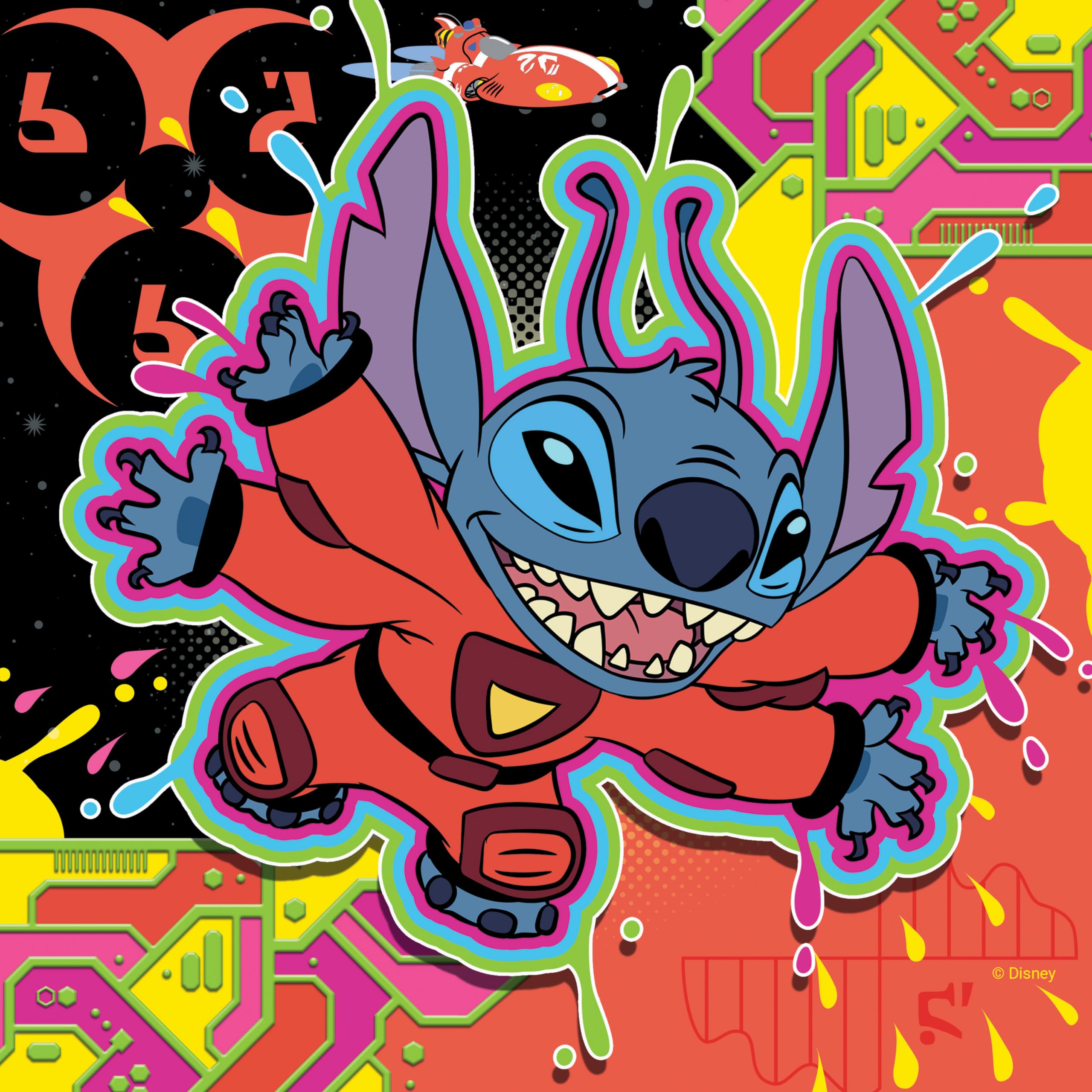 Ravensburger Disney Stitch 3x 49 Pieces Jigsaw Puzzles for Kids Age 5 Years Up, Multicolor, 147 pezzi o 21x21 cm - Image 2