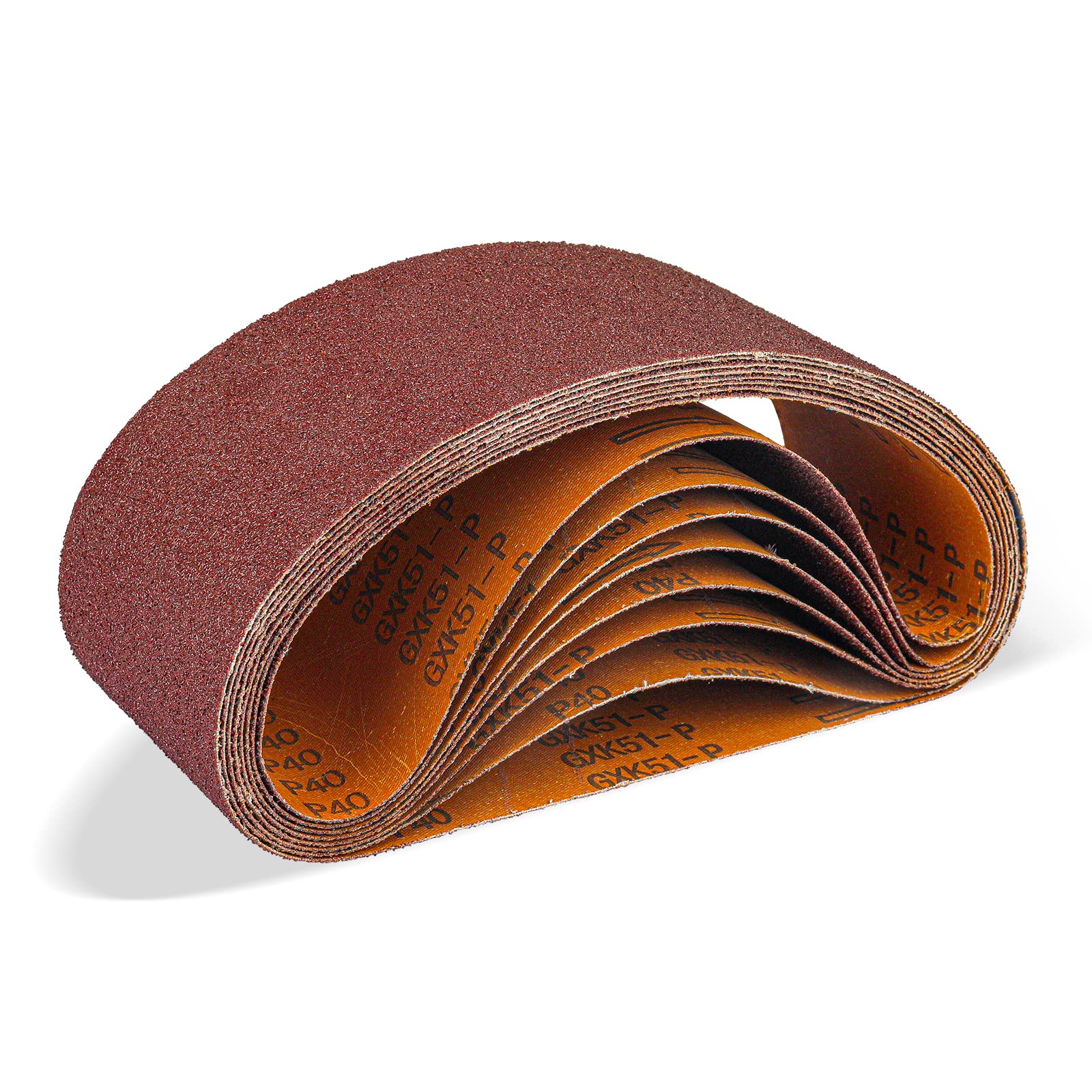 Sanding Belt 4 x 24 Inch,Belt Sander Belts 40 Grits,Best for Sanding Wood,Metal and Paint(10 Pack)