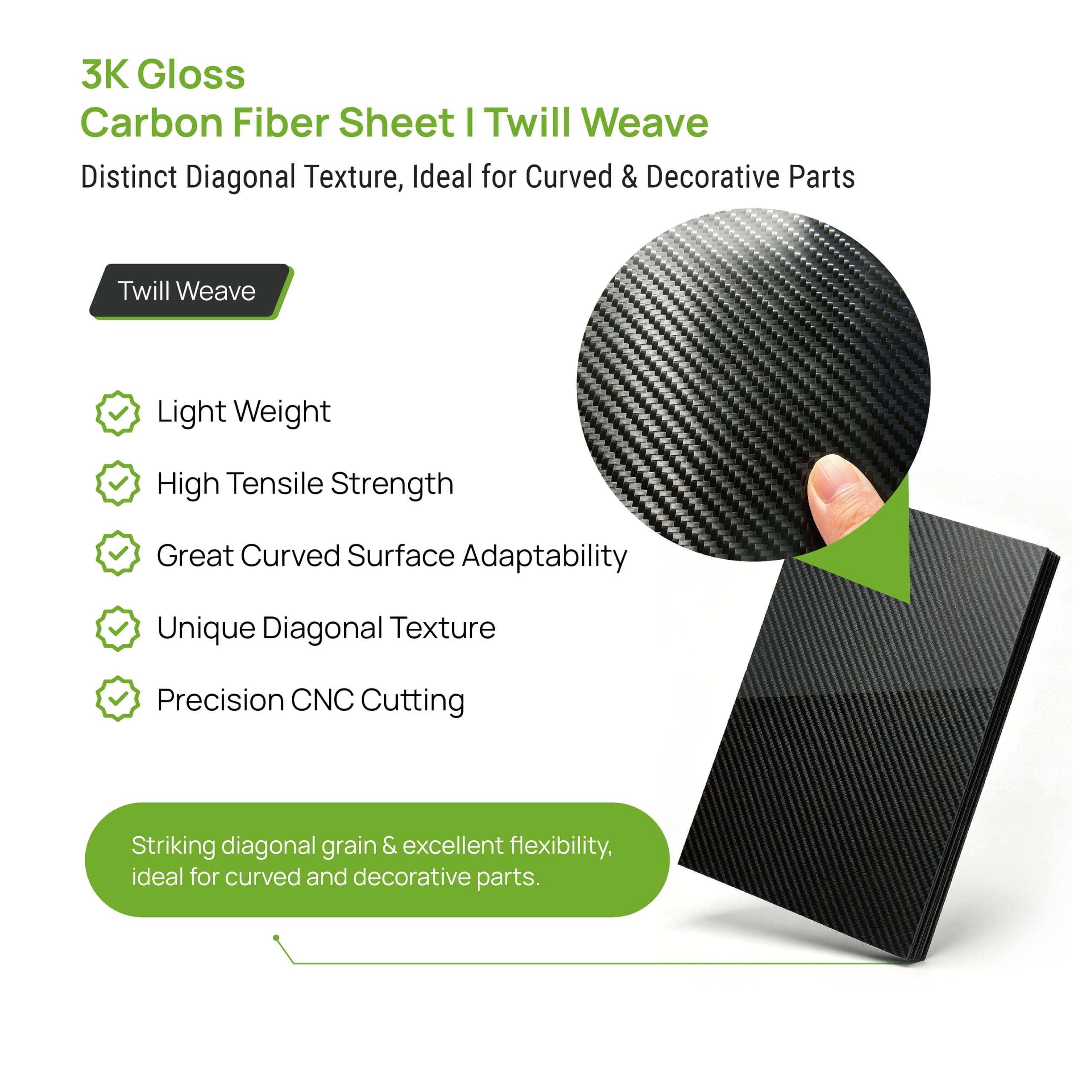 Carbon Fiber Sheets - Lightweight & Strong -10