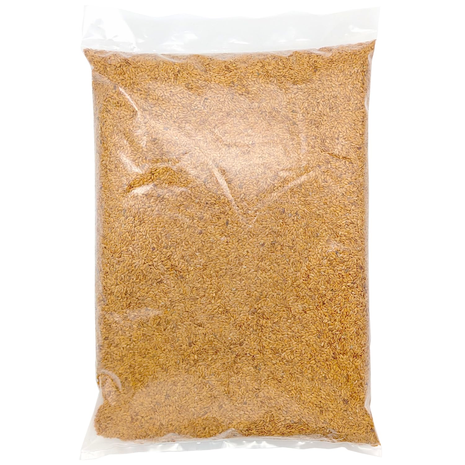 Oltresole, Semi Biologici di Lino Dorati 3 kg, Semi Oleosi Crudi, Interi e Chiari, Ricchi di Minerali e Fibre, Fonte di Omega 3 e Antiossidanti, 100% Naturali, Confezione Ideale per Famiglie