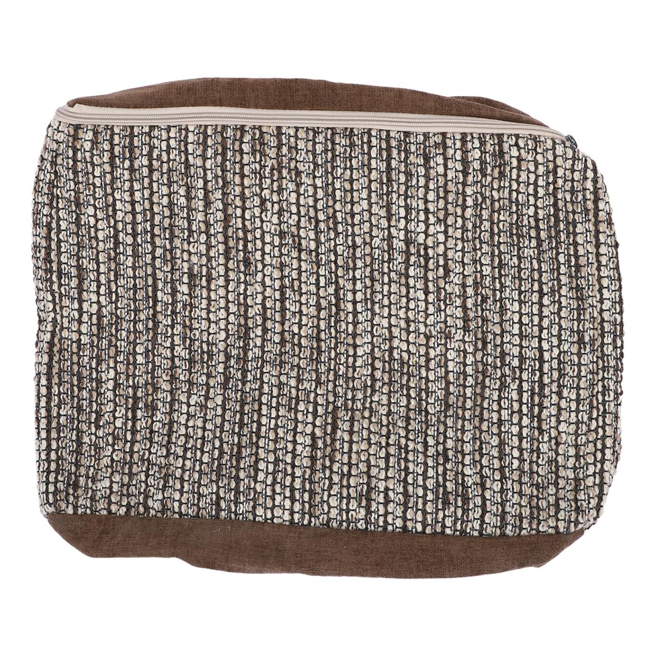 PartyKindom Rustikaler Baumwoll Hockerbezug 52x52x35cm Abnehmbar und Waschbar Verbessert Komfort und Entlastet Beine für Zuhause und Büro
