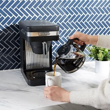 BUNN CSB2B Speed Brew Elite 10-Cup Coffee Maker ، أسود / SST