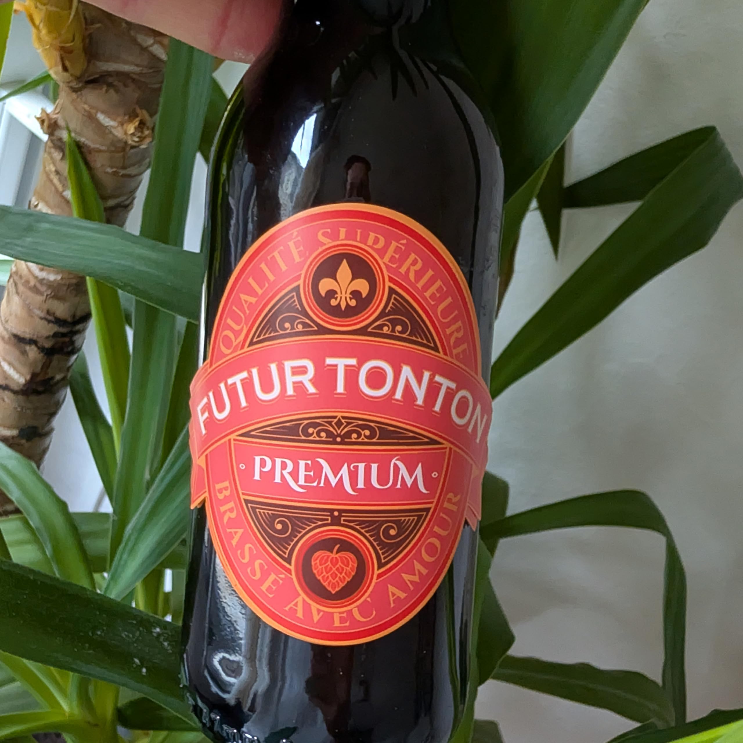 FunFest - Lot x3 Étiquettes Bière Annonce Grossesse - Futur Tonton - (Texte Français) - 2