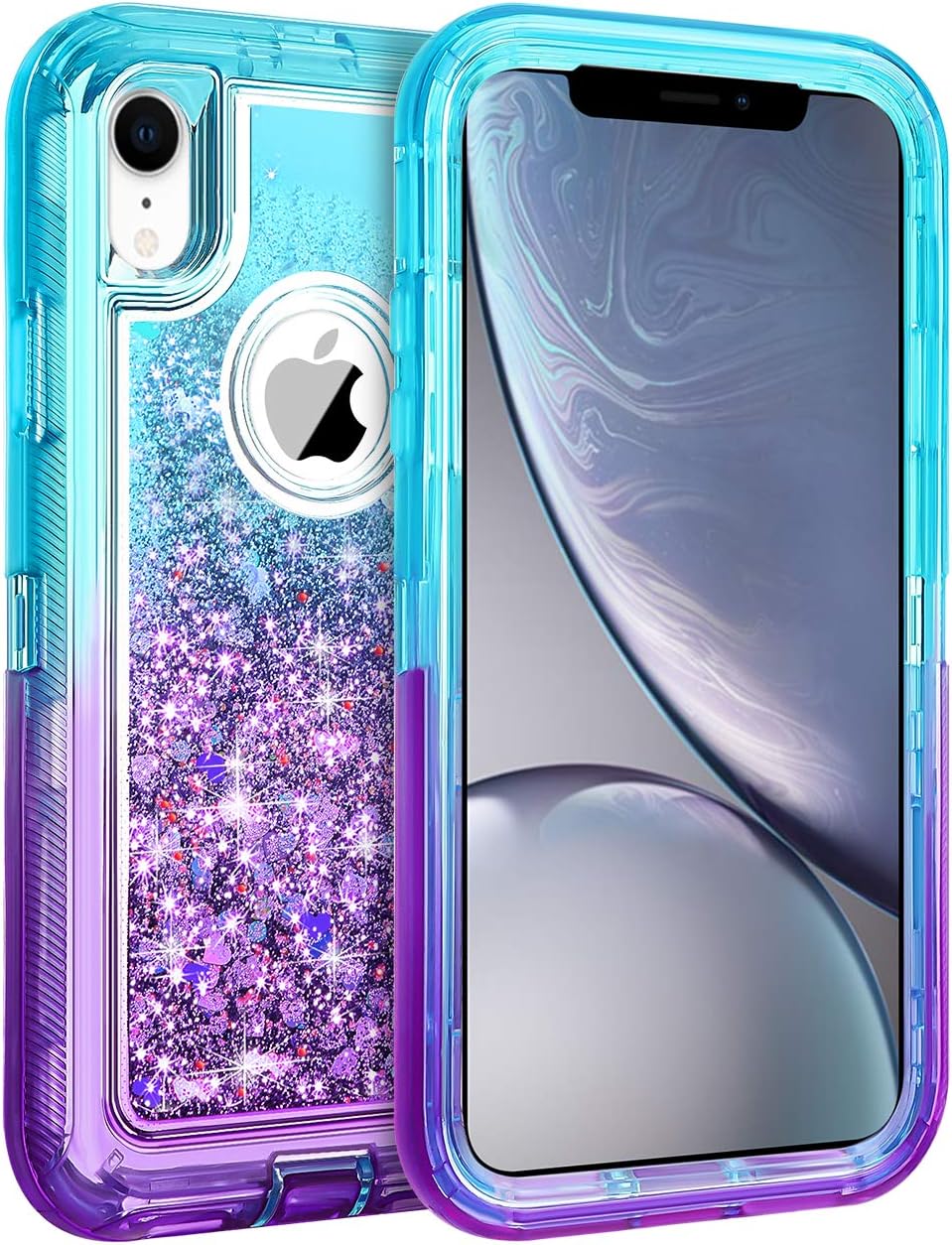 Coolden Case for iPhone XR Cases Protective Glitter Case
