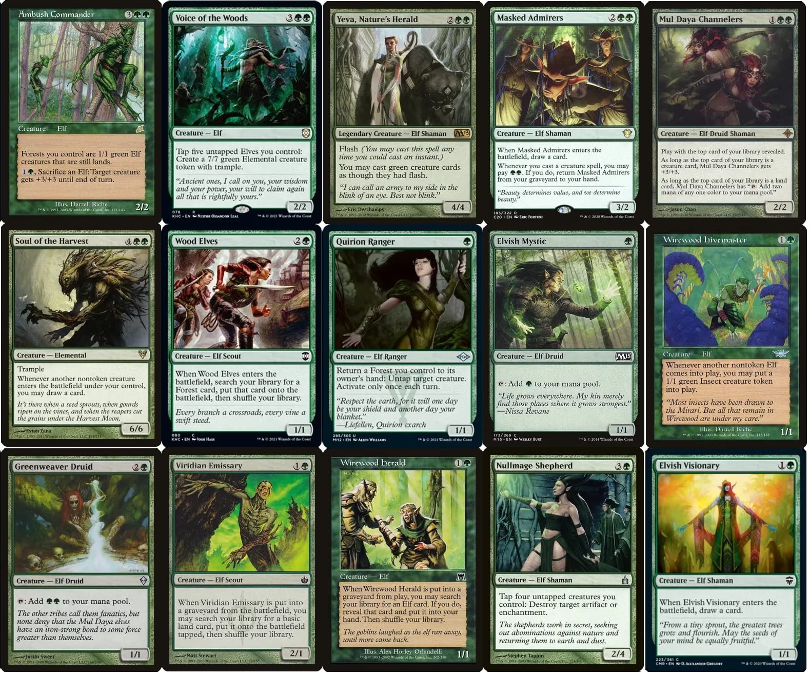 Amazon.com: Elf EDH Deck - Custom Built - Elite - MTG - Commander