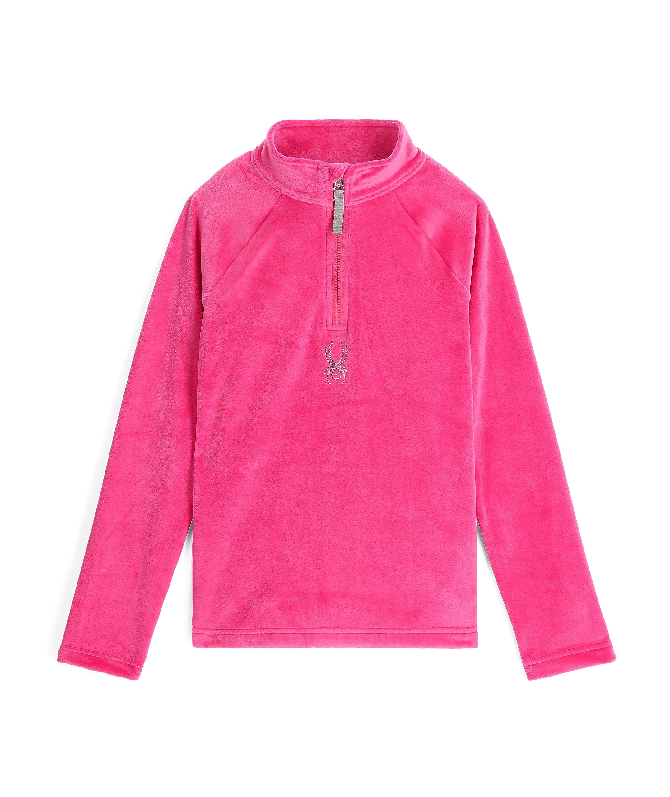 Spyder Shimmer Bug - Camiseta con cremallera de 1/2 para niñas (niños grandes)