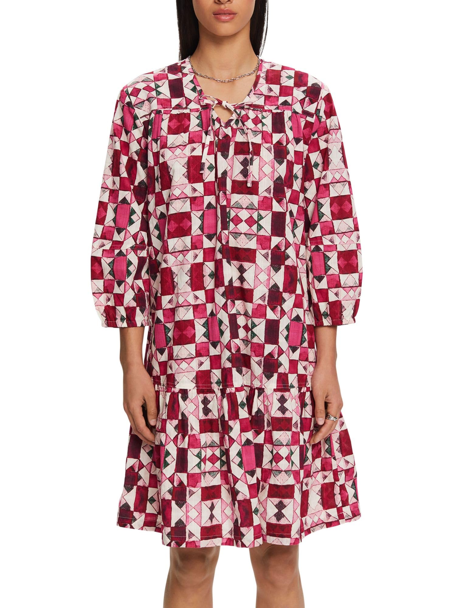 Robe Fuchsia à Nœud ESPRIT pour Femme - Élégance et Confort