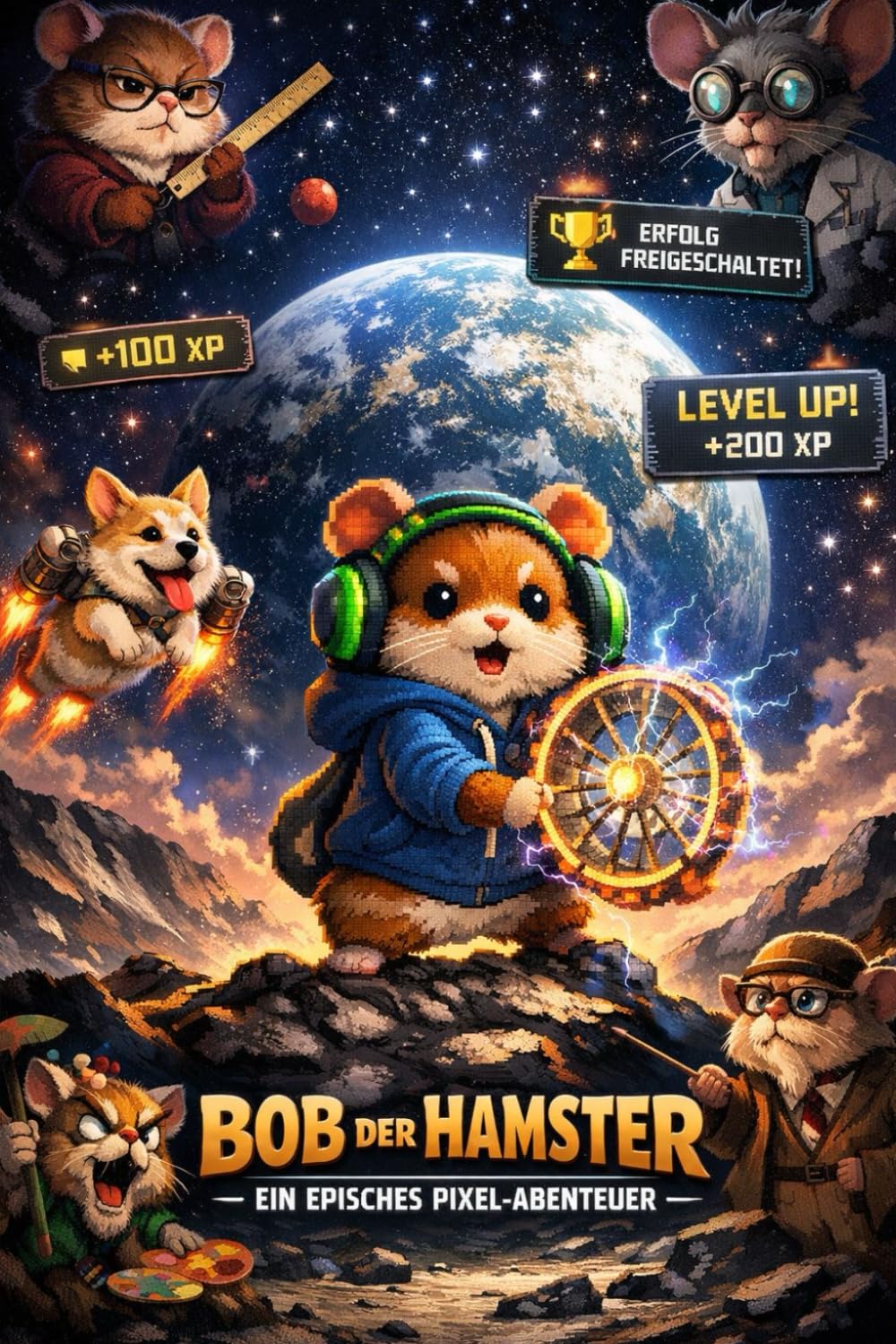 BOB DER HAMSTER: Ein Episches Pixel-Abenteuer (Pixelhamster - CTRL the Chaos)