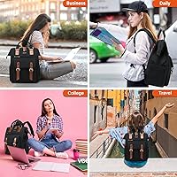 Vista 8 de LOVEVOOK Laptop Backpack for Women, 15.6 Inch Work Business Backpacks Purse, Large Capacity Teacher Nurse Bag Work Travel Computer Backpacks