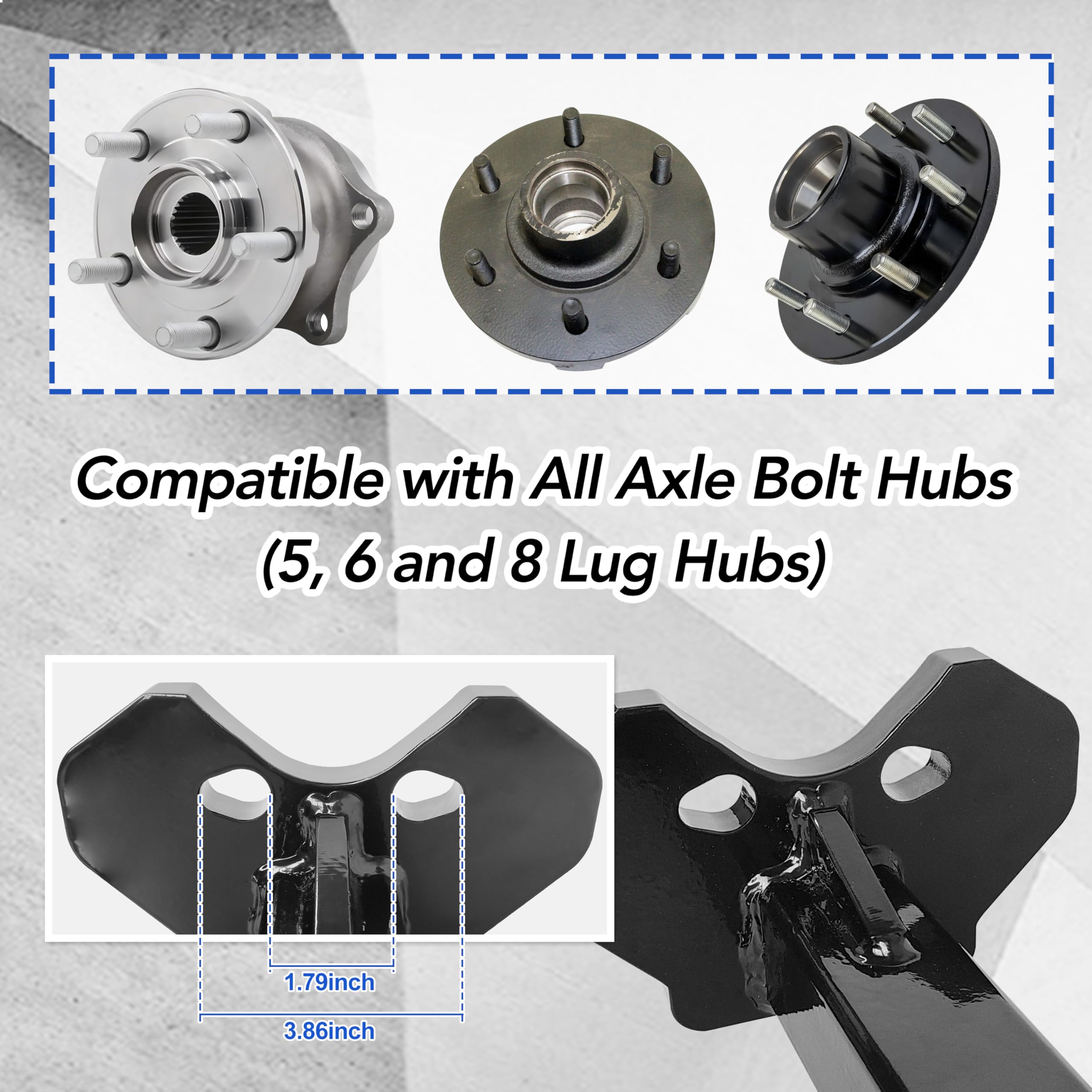 DRIVE ASSE ESTRATTORE Cuscinetto Mozzo Installazione Rimozione Acciaio - Foto 9