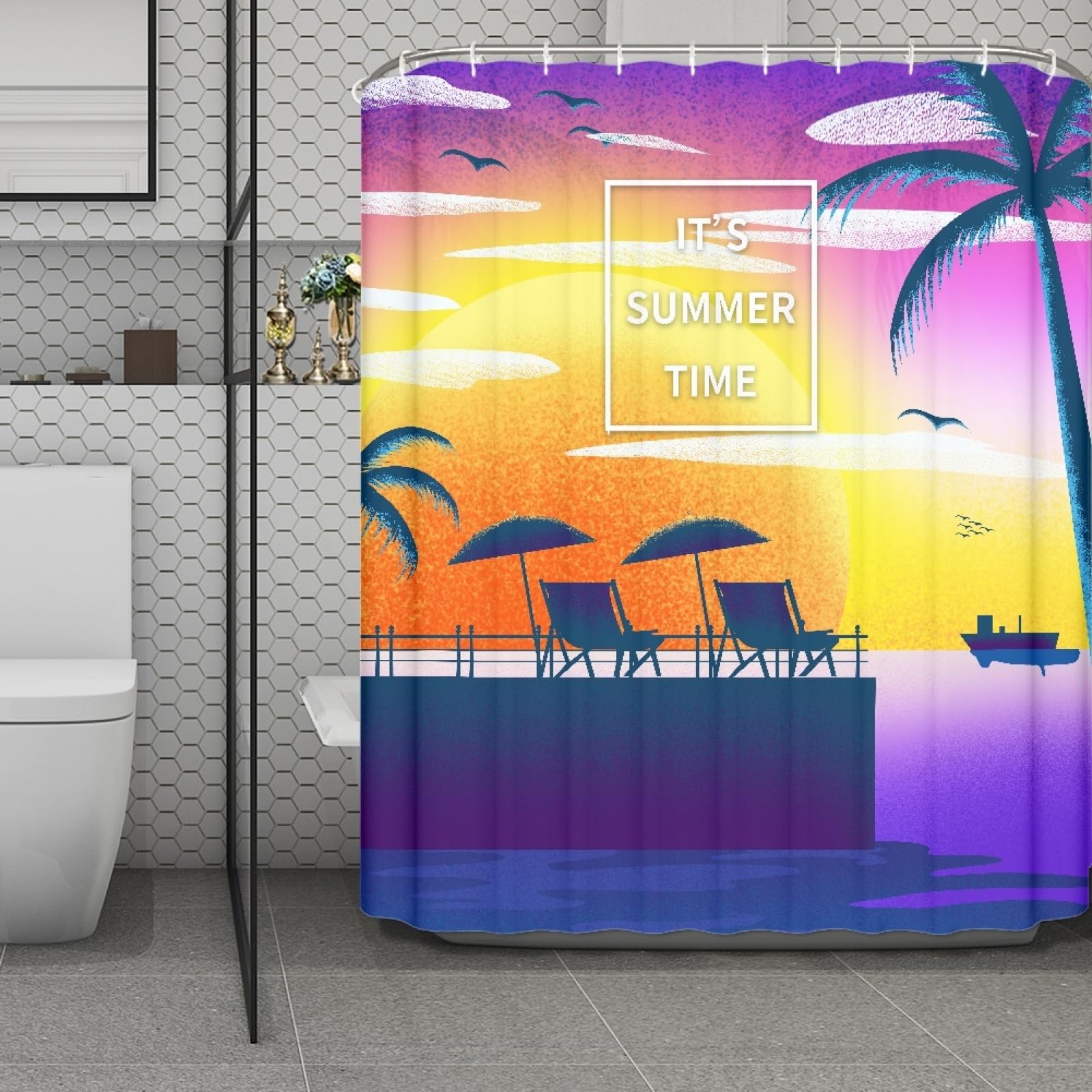 Rideau de douche anti moisissure pour éviter l'humidité 200x240 cm