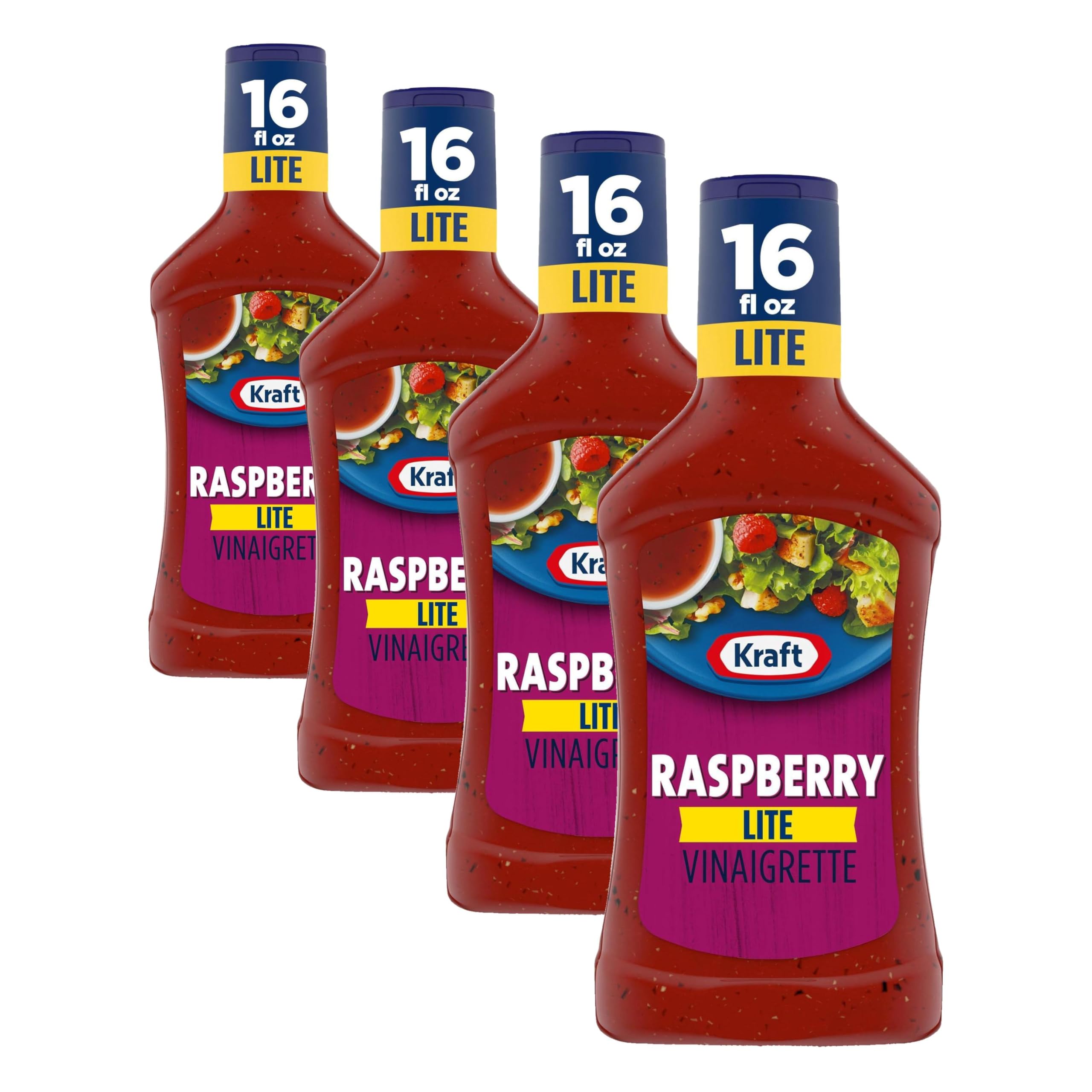 kraft brand dressing vinaigrette dressing red wine 16 oz Lite Raspberry Vinaigrette, fl Bottle (Pack of 4) : Grocery & Gourmet Food Amazon.com : Kraft Sun Dried